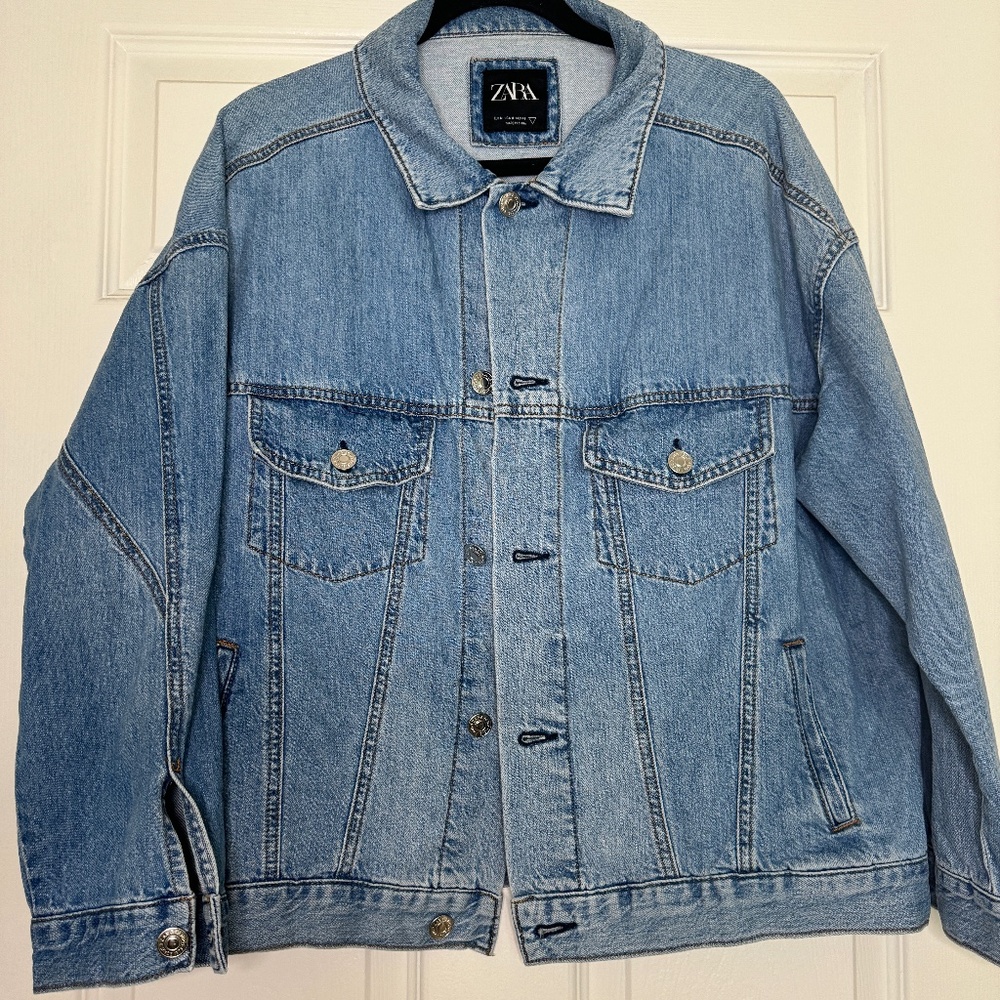 Zara Blue Denim Jacket